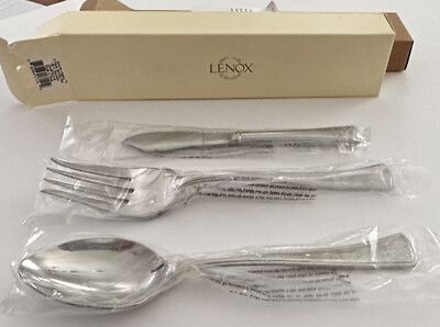 Lenox Autumn Legacy 3 Piece Serving Set 18/10 Stainless New In Box