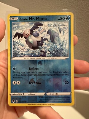 Galarian Mr. Mime 35/189 Common Reverse Holo Rare TCG Pokemon NM