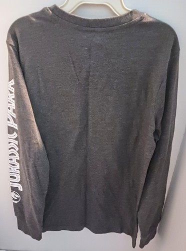Jurassic World Jurassic Park Youth's Gray Long Sleeve Shirt Size L (14-16) - Picture 4 of 7