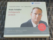 BODO SCHÄFER ERFOLGREICH DENKEN Audio Seminar 4 CDs Wie Millionäre Denken 