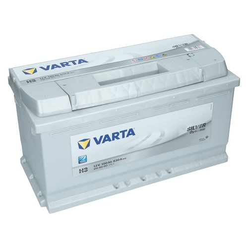Batterie Voiture H3 12V 100Ah 830A VARTA Silver Dynamic - Compatible De Nombreuses Marques