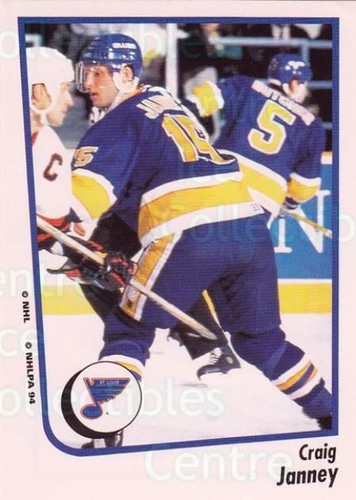 1994 Panini Stickers Craig Janney #136 card