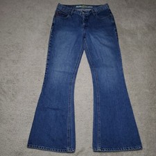 Vintage Mudd Denim Blue Jeans Womens 7 Flare Bell Bottoms Y2k