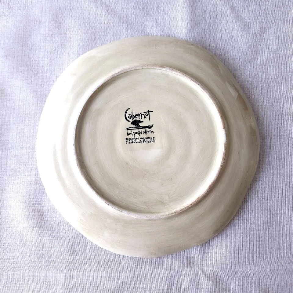 8.5" TABLETOPS UNLIMITED Cabernet Semi Scallop Rippled Salad Plate - Image 2 of 3