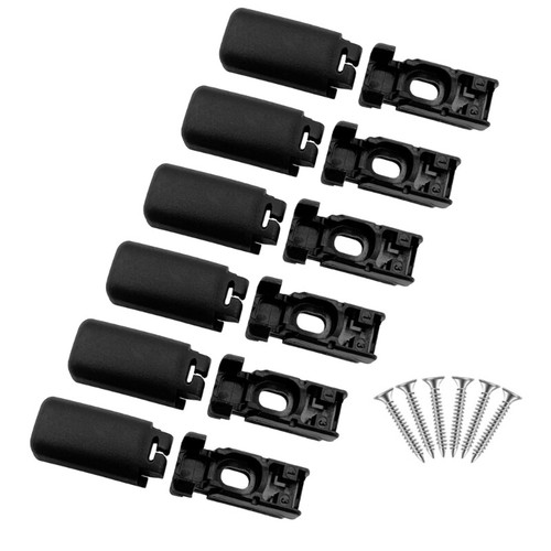 6Pcs Universal Pleated Blind Clamp Brackets with Screws for Enhances Stability - Picture 11 of 11