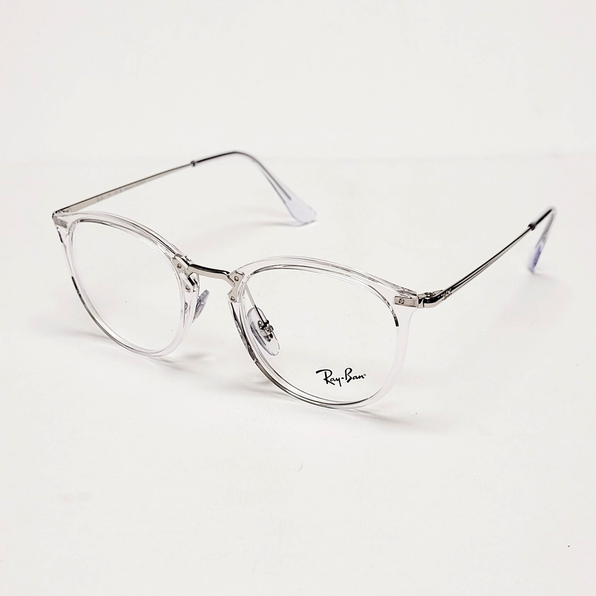 Ray Ban RB7140 Eyeglass Frames Round Phantos Eyewear Transparent