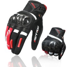 Carbon Fiber Protection Shell Motorcycle Gloves Riding Gloves Touchscreen Gloves