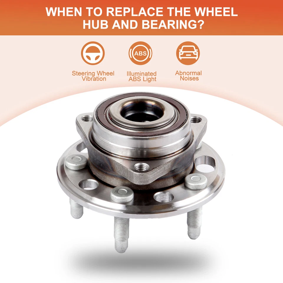 4Pcs Wheel Hub Bearing Assembly For 2010-2016 Buick Lacrosse 2010-2011 Saab 9-5 - Image 4 of 4
