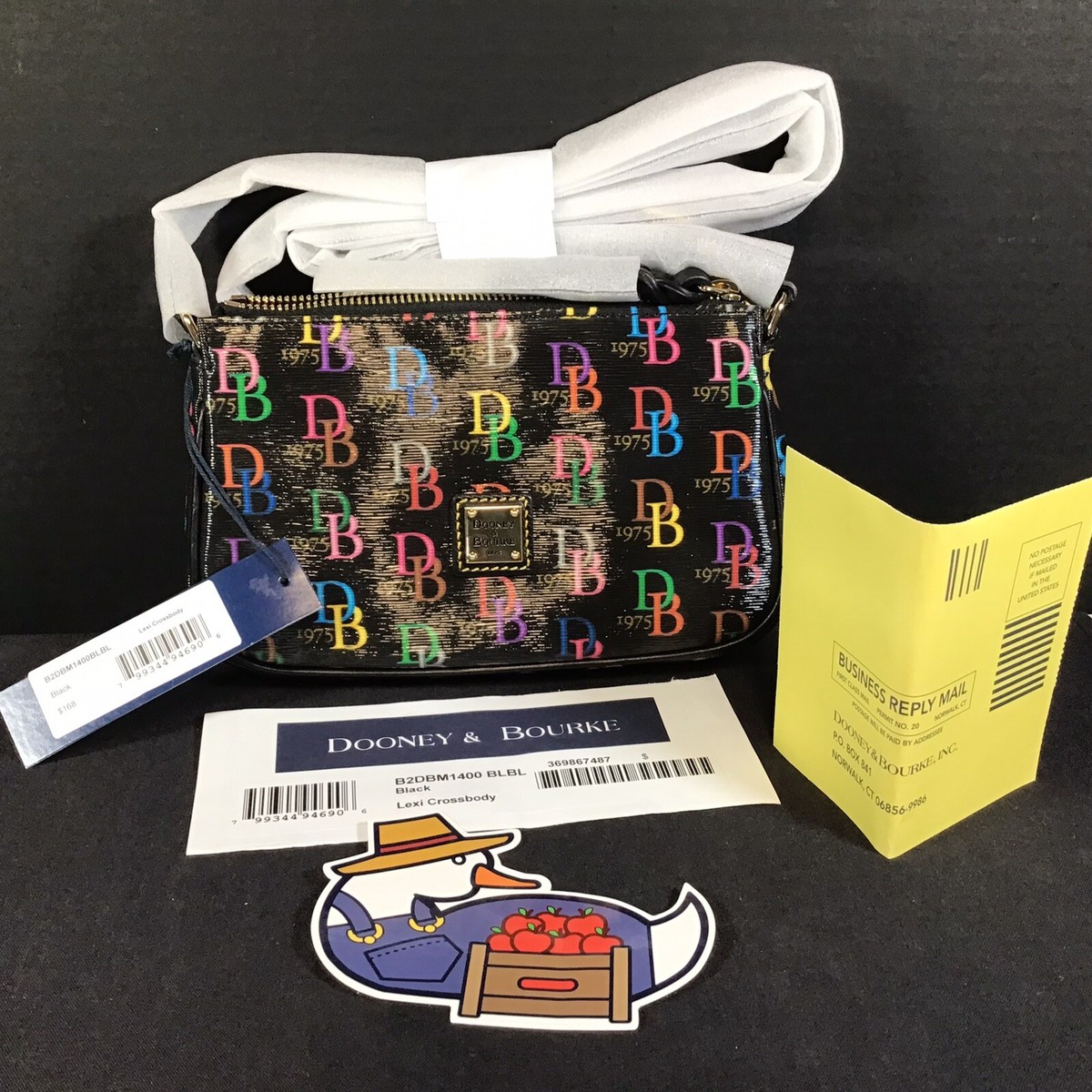 Dooney&Bourke リュック ドローコード ロゴ イエロー Dooney&Bourke リュック ドローコード ロゴ イエロー