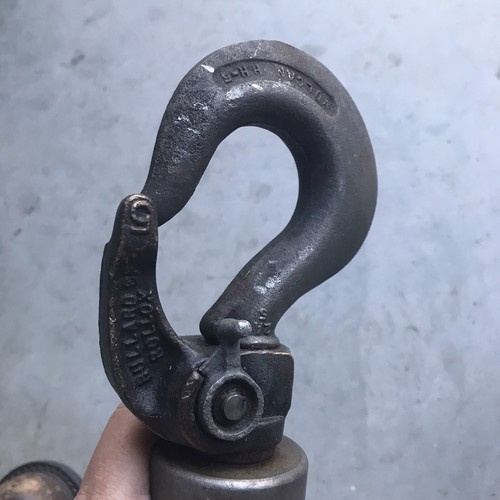 VINTAGE BULLARD SF ROLLOX #5 VULCAN HH-5 DROPPED FORGED HOOK US PAT 3121275 - Picture 7 of 13