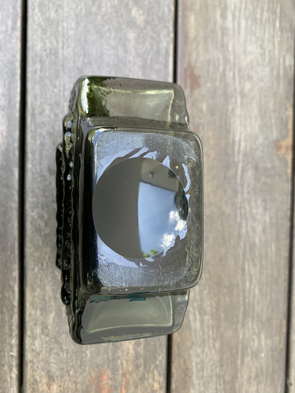 Original 1960s/1970s Whitefriars TV Vase Pewter Geoffrey Baxter