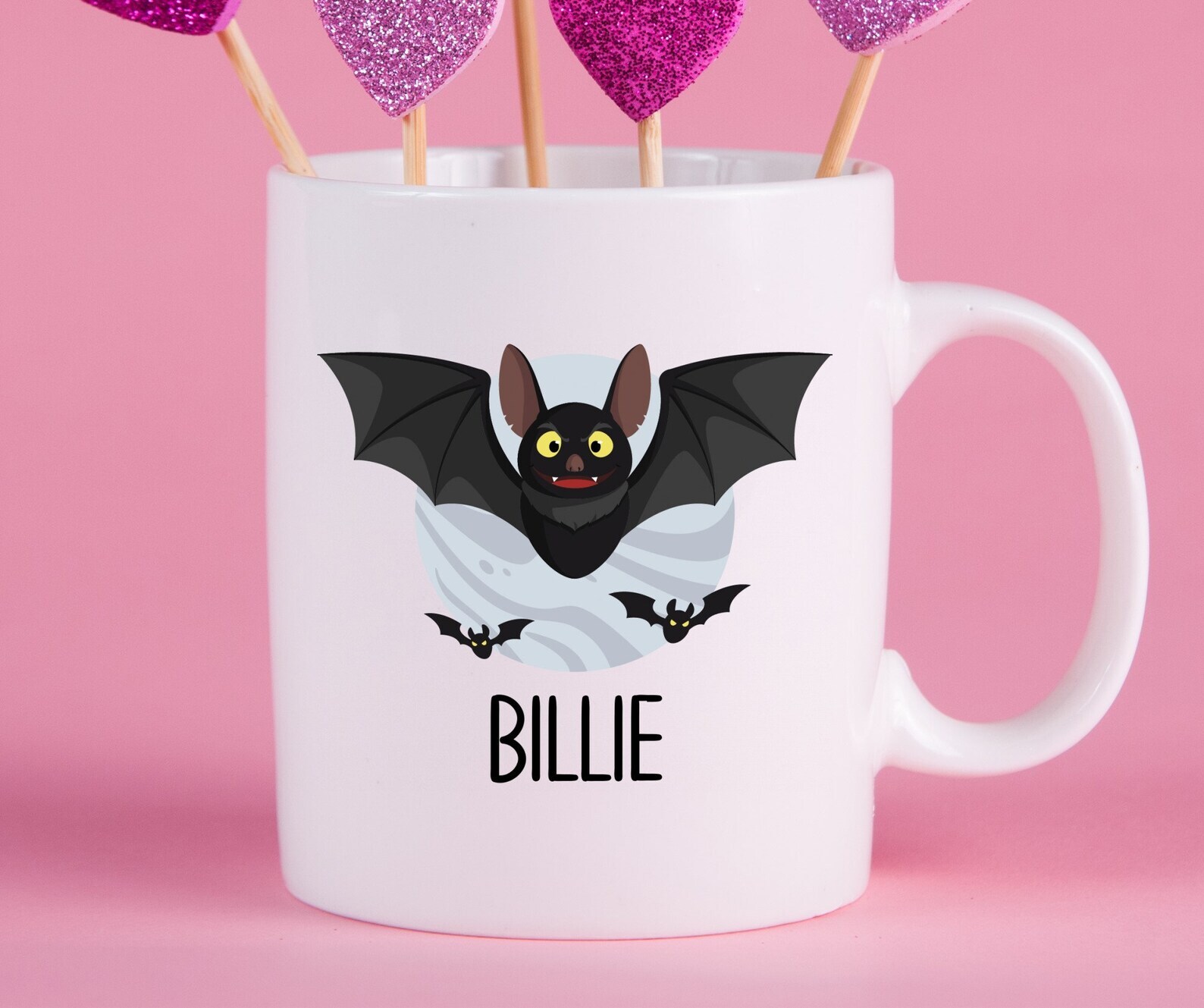 Personalized Bat Mug Bat Gift Ideas Bat Cup Gifts For Bat Lovers Bat Present