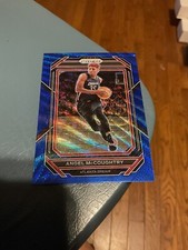 2023 PANINI PRIZM WNBA ANGEL McCOUGHTRY BLUE WAVE PRIZM-ATLANTA DREAM-#75