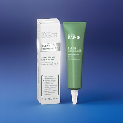 BABOR CLEANFORMANCE Awakening Eye Cream, Moisturizes Under Eyes, Smooth Lines...