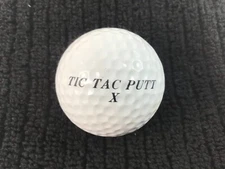 Tic Tac Putt Golf Game Replacement Golf Ball X Only Qty One Golf Ball Only