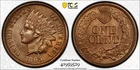 1865 Plain 5 1C Indian Head Cent PCGS UNC Detail Environmental Damage