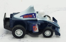 Vintage Unbranded White F1 Plastic Grand Prix Race Car