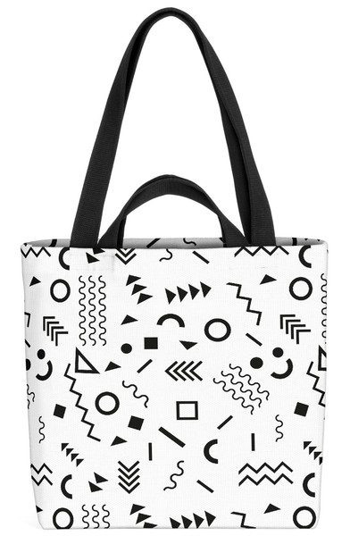 Retro Vintage Muster 80S 90S Bunt Tasche Retro Vintager 80Er 70Er KüChe Wohnzim-image