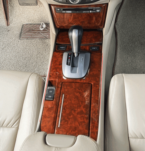 For Honda Accord Crosstour 2008-2012 Tan Wood Grain Replacement Gear Shift Panel - Imagen 2 de 6