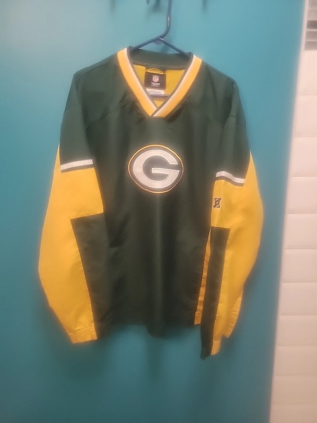 NFL TEAM APPAREL Green Bay Packers Windbreaker XL