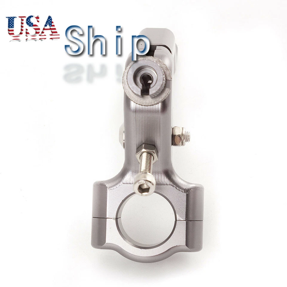 FXCNC Performance Corto Acrobacias Embrague Palanca Gris Moto Aluminio Universal Foto 2 de 4