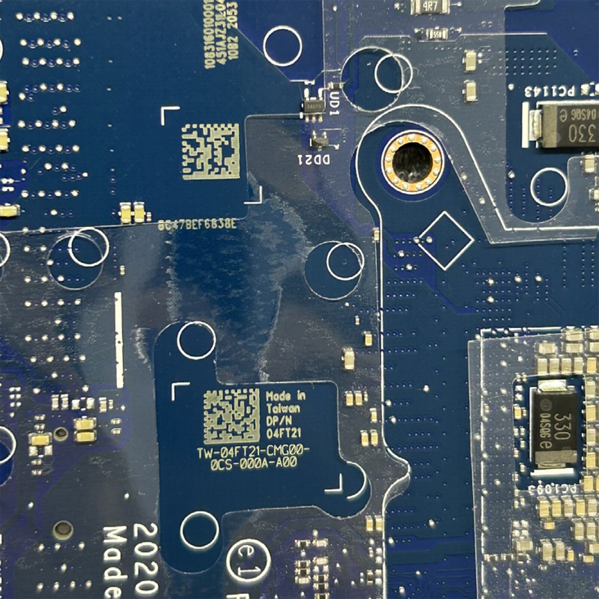 For Dell Latitude 5410 5510 Motherboard SRGKX i5-10310U LA