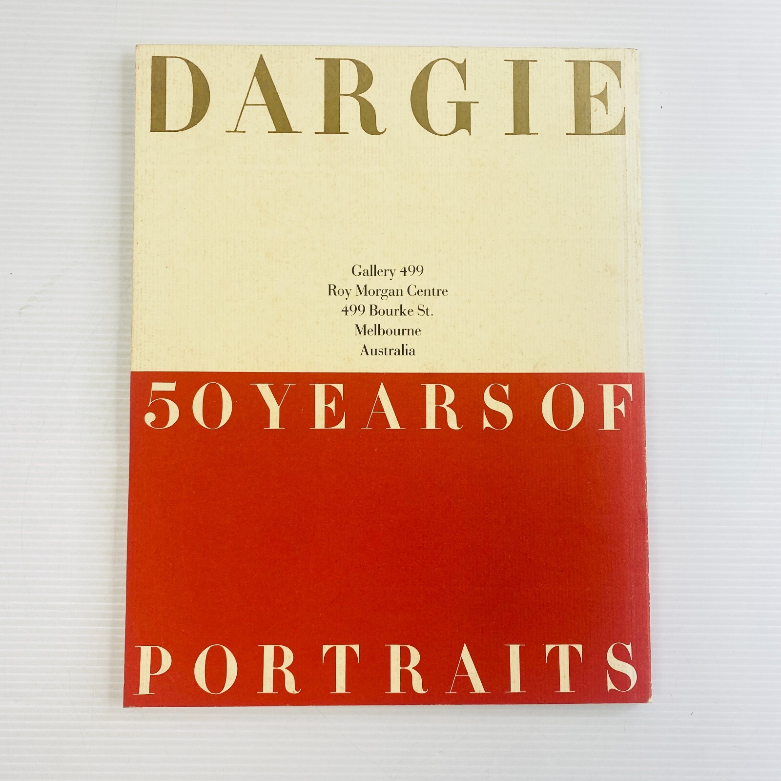 Australia Artist Monograph Dargie 50 Years Of Portraits Gallery
