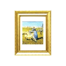 Japan Ohara Museum of Art Mini Frame Segantini Alps Midday  Free Shipping
