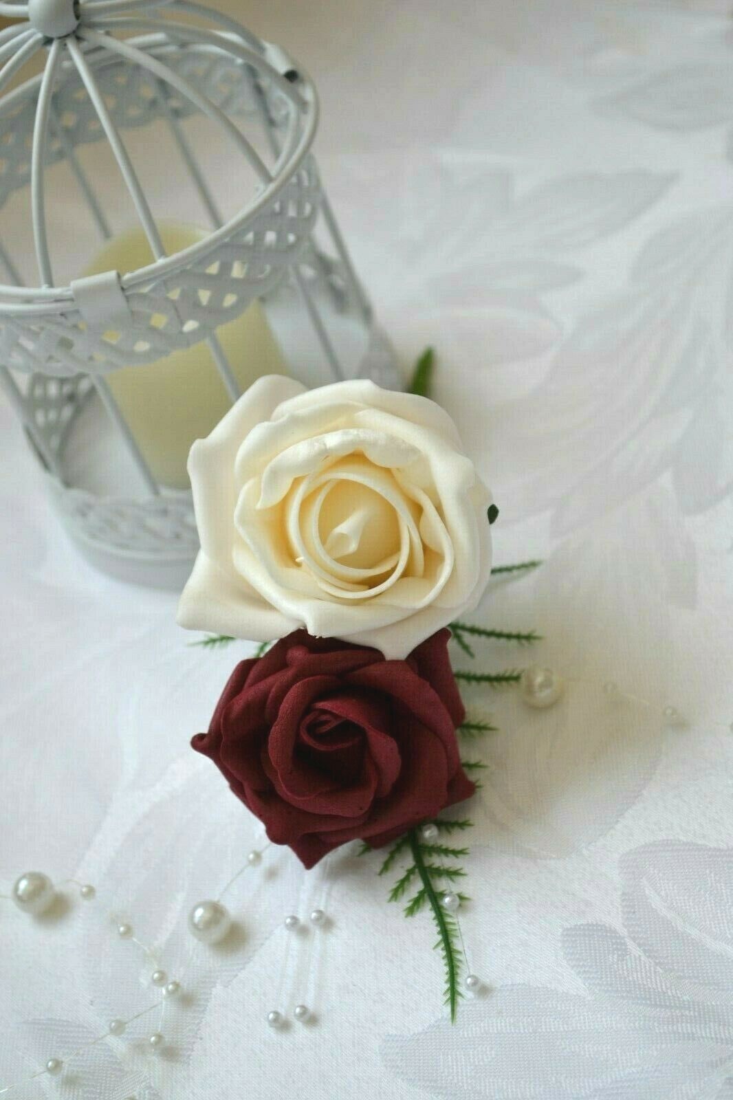 Wedding Buttonholes / Corsages For Guests, Groom, Bridesmaids - Artificial Silk Flowers