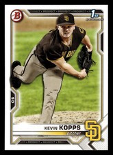 Kevin Kopps 2021 Bowman Draft 1st #BD-7 Padres ROOKIE