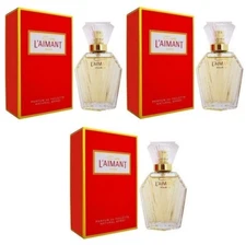 PACK OF 3* COTY L'Aimant Paris Perfume for Women 1.7 oz Parfum De Toilette Spray