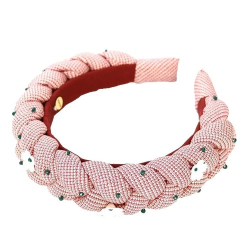 Luxury 100% Mulberry Silk Headband for Curly Hair - Non-Slip  display picture 3