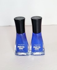2x Sally Hansen Nail Color Insta-Dri Fast Dry 435 In Prompt Blue