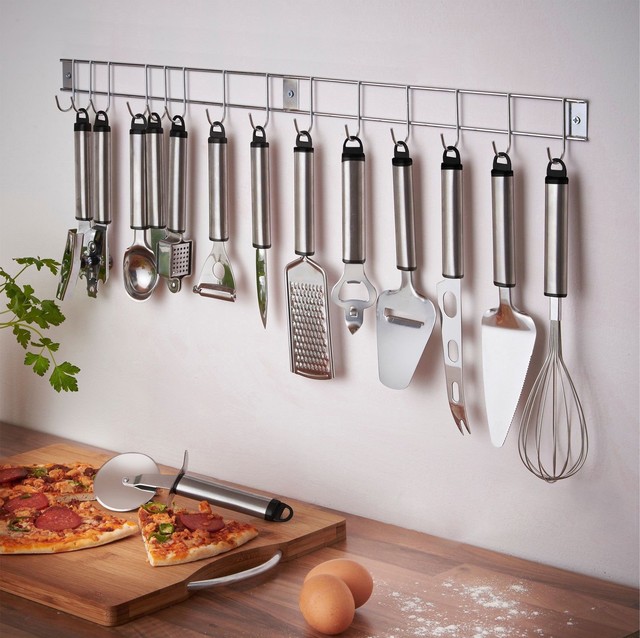 Pluscom 12puten Stainless Steel Kitchen Utensil Set With Hanging