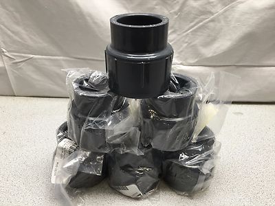 QTY 6 NEW 1 1/2'' Slip x 2'' FIP NPT Schedule 80 PVC Fitting 3829G251