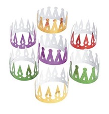 Birthday Party Kids Prism Crowns - Adjustable Size 20 - 20-1/2" - Pack of 12