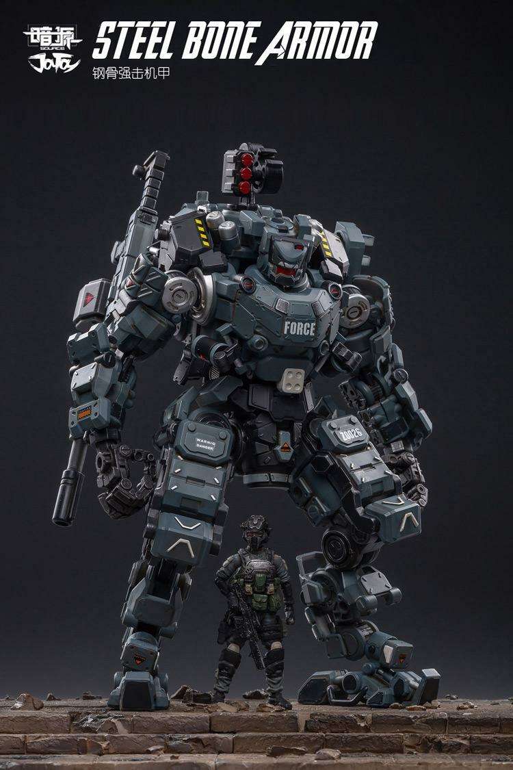 JOYTOY JT0128 Steel Bone Armour Mecha Grey 9 JOYTOY JT0128 Steel Bone Armour Mecha Grey 9