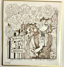 Black Butler G Fantasy Museum Mini Autograph Shikishi 24th Ciel Phantomhive JP