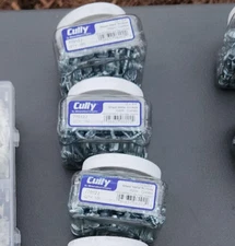 (3 Jars) Cully 77012J 10 x 3/4" Sheet Metal Screw, Hex Washer Head, 100 Pcs