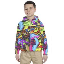New Kids Hoodie Artistic Pattern Abstract Art Design 7434104289239