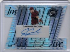 2024 Press Pass Premium GAVIN GRAHOVAC Impressive Die Cut 11/15 Prospect Auto