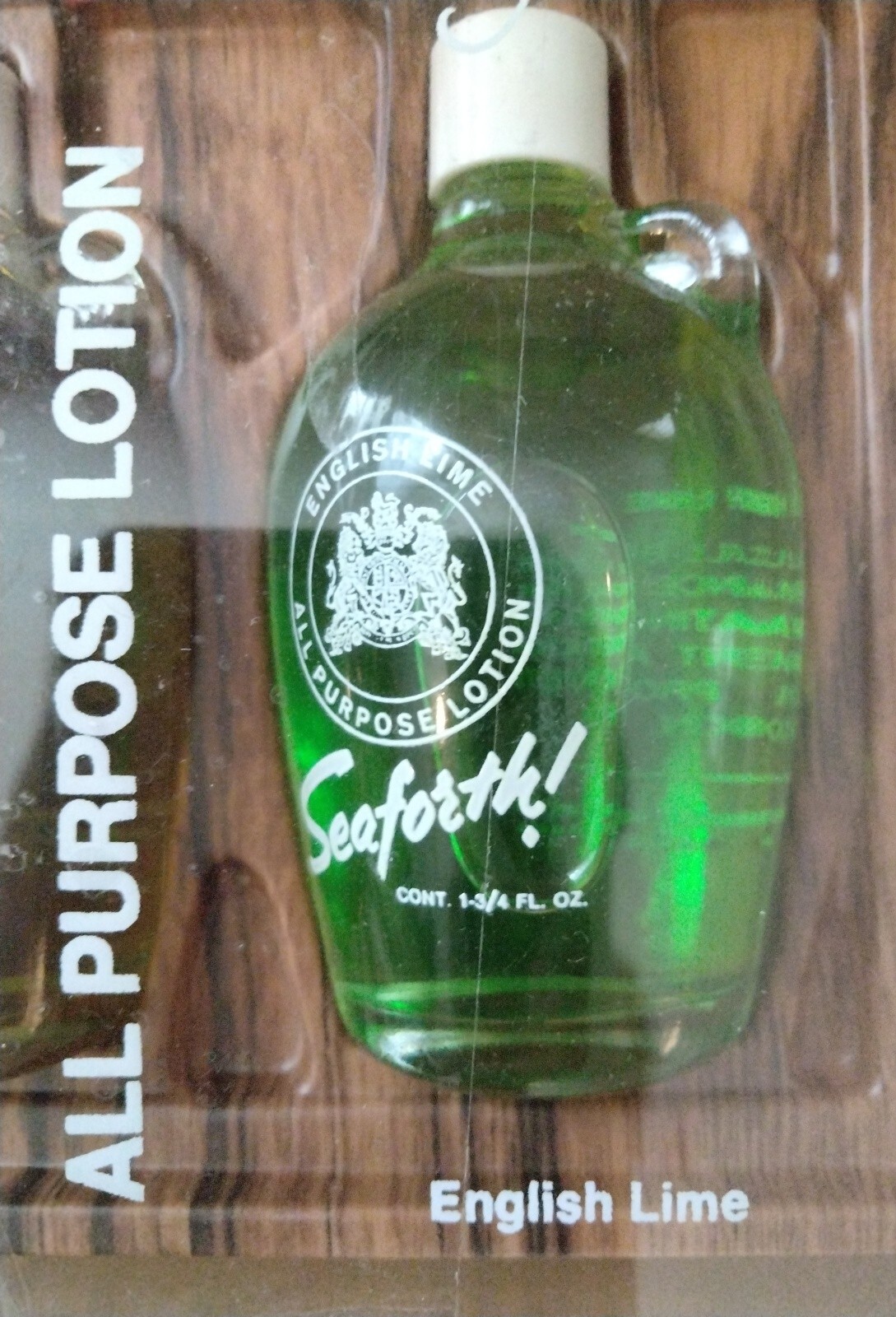 Vintage Seaforth Shaving Lotion Two Glass Bottles Leather English Lime