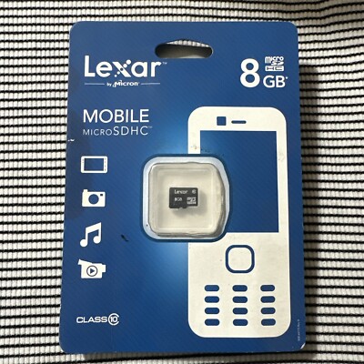 LEXAR Micro SDXC Card 8gb Mobile  Class 10