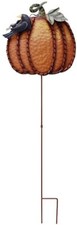 Pumpkin Garden Stake Metal Welcome Sign Fall Decor Decorative Pumpkin Yard...