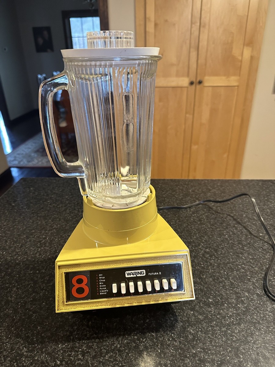 waring futura 2 II 8 speed blender glass yellow vintage | eBay waring futura 2 II 8 speed blender glass yellow vintage | eBay