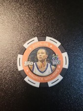2005 TOPPS NBA COLLECTOR CHIP - Maurice Williams 2005-06 WHITE & BLACK CHIP 