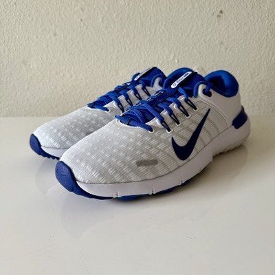 Nike Free Golf NN Golf Shoes (White/Grey/ Royal Blue) US 12  display picture 3