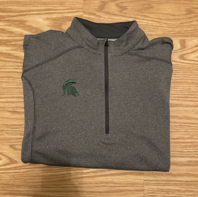 Columbia Golf Michigan State Spartans Size Large Men's Jacket Gray