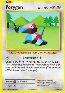 Pokémon Porygon EVO-71 Uncommon Deutsch Excellent
