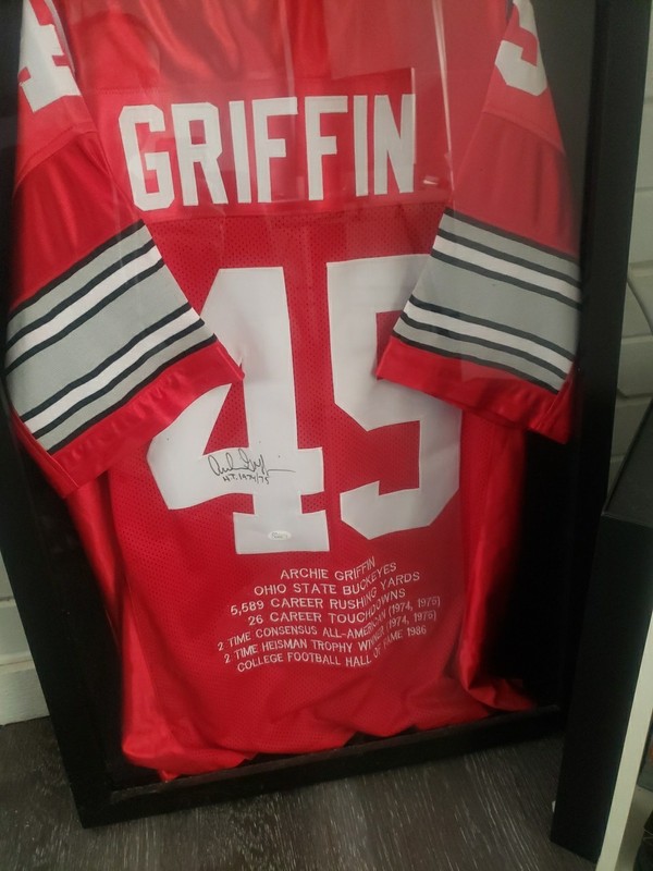 Archie Griffin Signed Ohio State Jersey #45